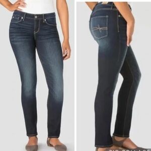 Denizen Levi’s Jeans Modern Slim Faded Whiskered 12L Dark Wash Marissa Stretch